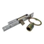 verrou coulissant à clé verrou porte métallique serrure coulissante à clé verrou sécurité portail